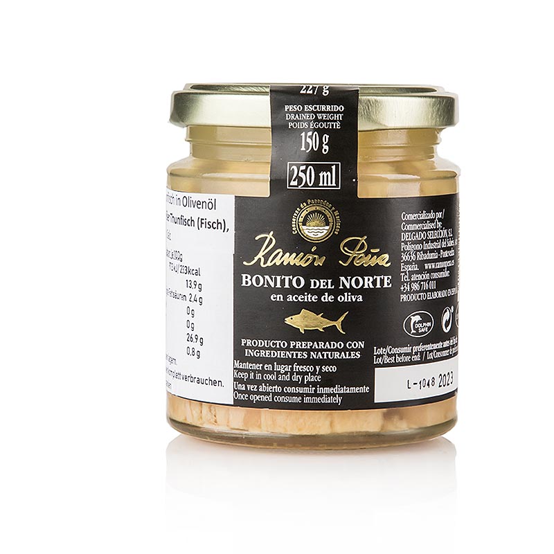 Tunfisk – Bonito del Norte rygfilet i olivenolie, RAMON PEÑA GOLD, 227 g