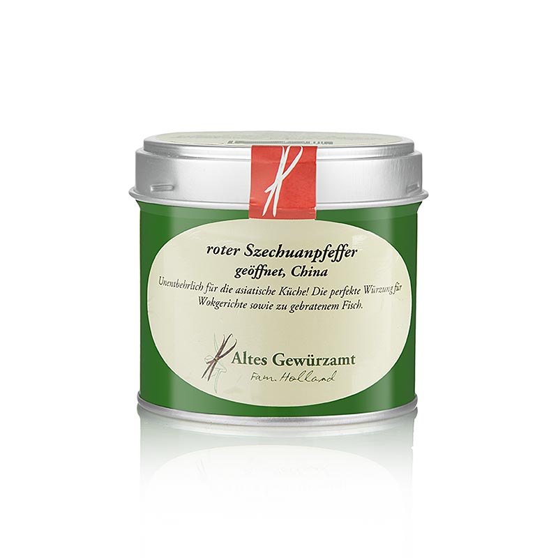 Szechuanpeber (Sichuan/bjergpeber), rød, åben, Altes Gewürzamt, 35 g