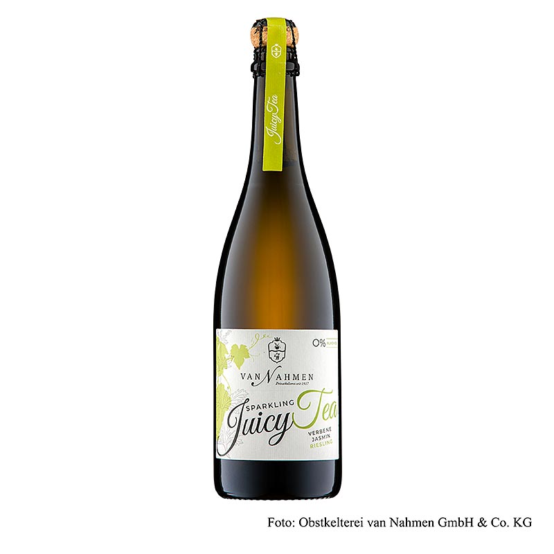 van Nahmen - Sparkling Juicy Tea - Verbena - Jasminte - Riesling, økologisk, 750 ml