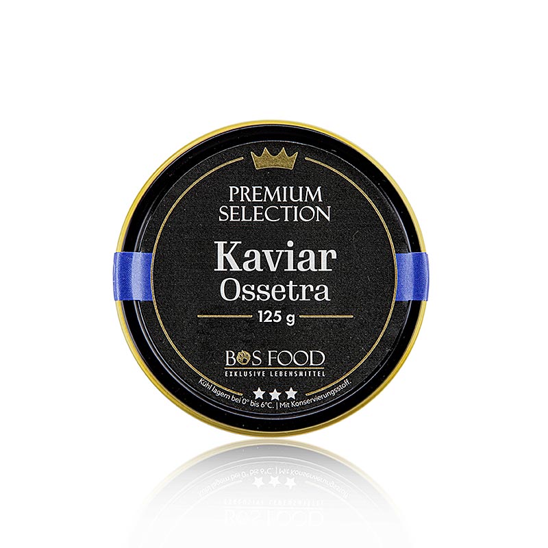 CHEF FOOD Premium Selection - Ossetra/Osietra-kaviar, Acipenser gueldenstaedtii, 125 g