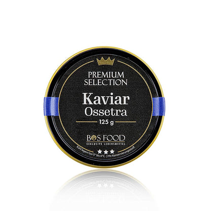 CHEF FOOD Premium Selection - Ossetra/Osietra-kaviar, Acipenser gueldenstaedtii, 125 g