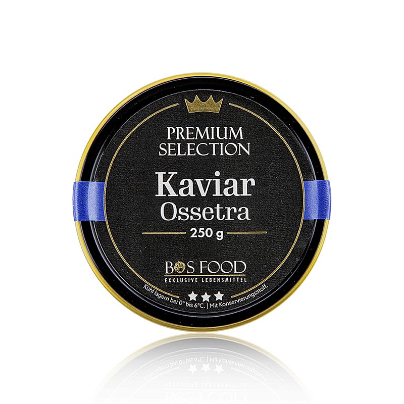 CHEF FOOD Premium Selection - Ossetra/Osietra-kaviar, Acipenser gueldenstaedtii, 250 g
