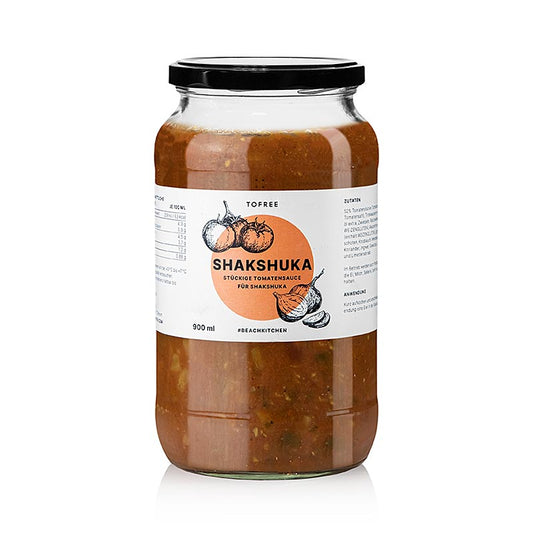 Shakshuka, tomatsauce til æggeretten, TOFREE-north, 900 ml