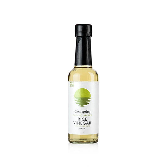 Organic Japanese Rice Vinegar, lys riseddike, Clearspring, økologisk, 250 ml