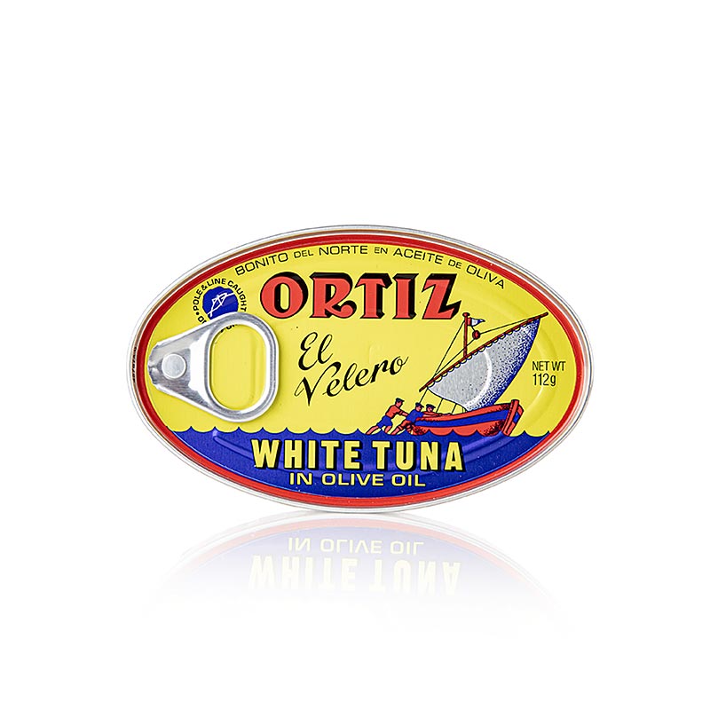 Hvid tun "Bonito del Norte" i olivenolie, Ortiz, 112 g