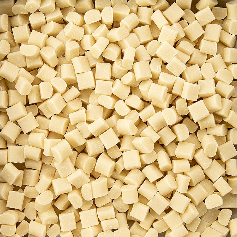 Chunks – hvid chokolade, bagefaste chokoladestykker, Callebaut, 1 kg