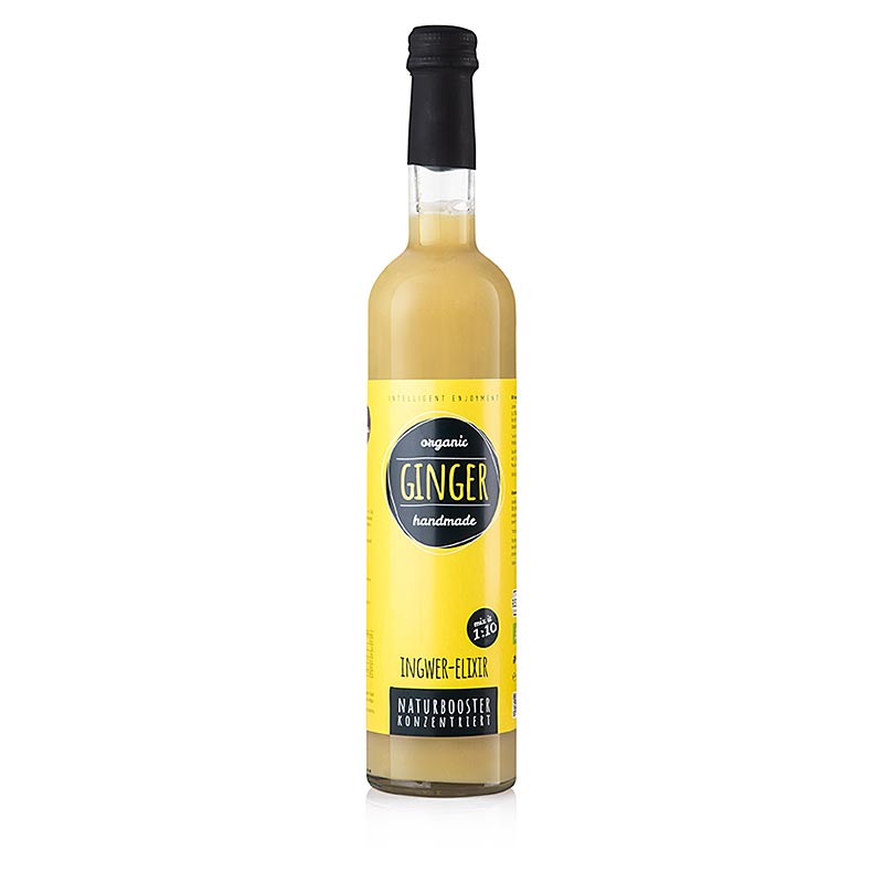 Ginger Elixir, ingefærekstrakt, Obsthof Retter, økologisk, 500 ml