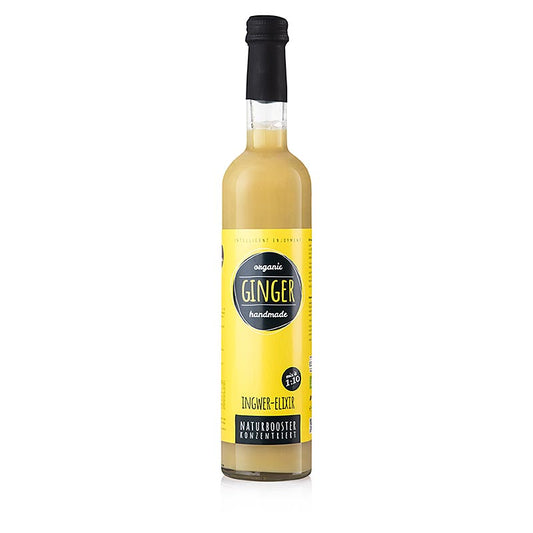 Ginger Elixir, ingefærekstrakt, Obsthof Retter, økologisk, 500 ml