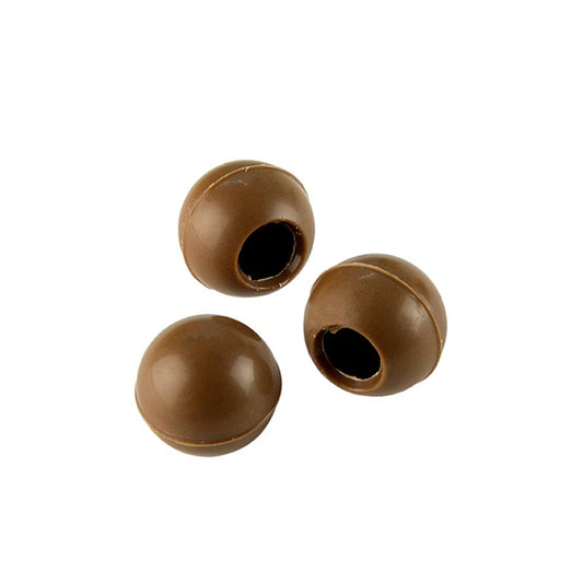 Trøffel-hule kugler, mælkechokolade, 24 mm Ø, Mona Lisa, 1,36 kg, 504 stk