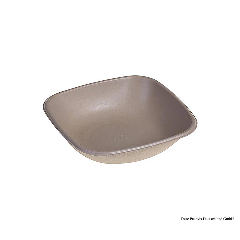 Engangs Naturesse Take Away-bowl (skål) firkantet, 17x17x4 cm, 500 ml, 500 stk.