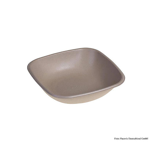 Engangs Naturesse Take Away-bowl (skål) firkantet, 17x17x4 cm, 500 ml, 500 stk.
