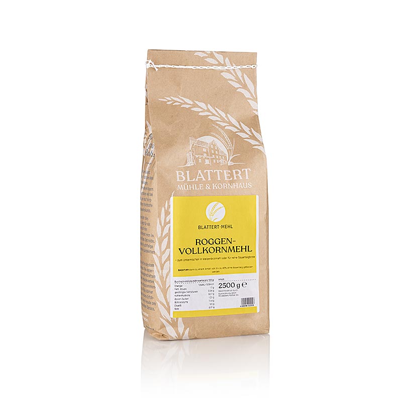 Rugfuldkornsmel, Blattert Mühle, 2,5 kg