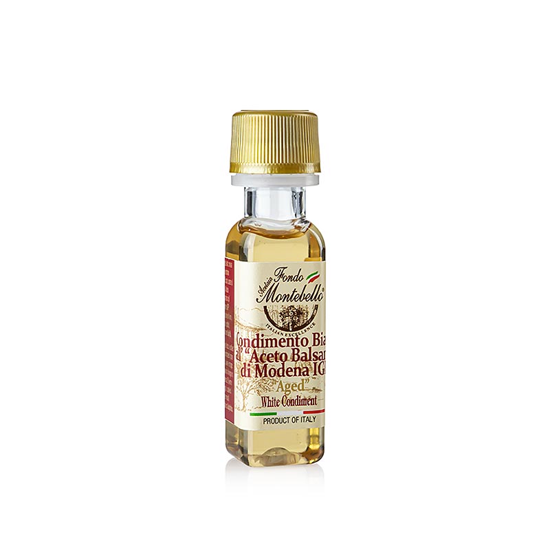 Condimento Balsamico, hvid, Fondo Montebello, 20 ml