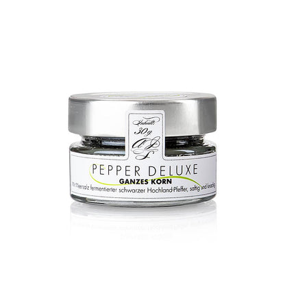 Sort peber, fermenteret med havsalt, hele bønner, PEPPER DELUXE, 30 g