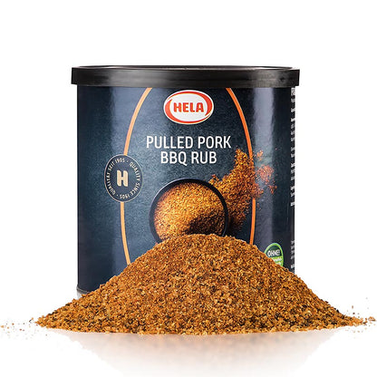 HELA Rub Pulled Pork BBQ krydderiblanding, stærk – røget, 400 g