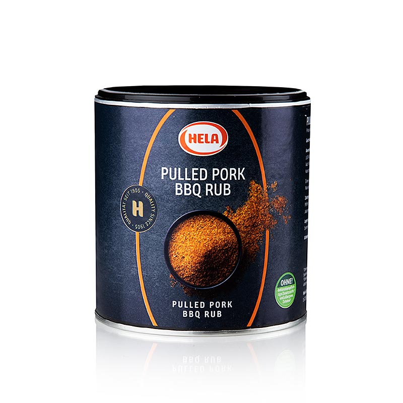 HELA Rub Pulled Pork BBQ krydderiblanding, stærk – røget, 400 g