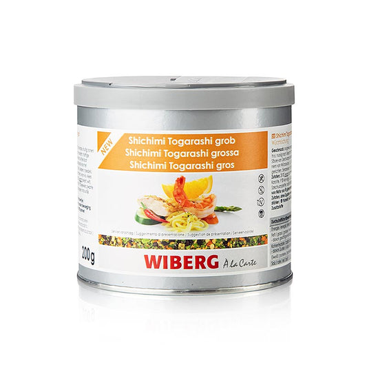 Wiberg Shichimi Togarashi, grov, krydderiblanding, 200 g