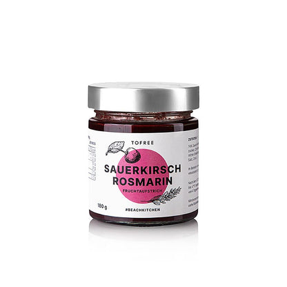 TOFREE-north - Frugtpålæg surkirsebær - rosmarin, 180 g