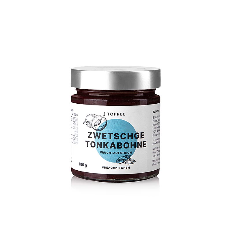 TOFREE-north - Frugtpålæg Blomme - Tonkabønne, 180 g