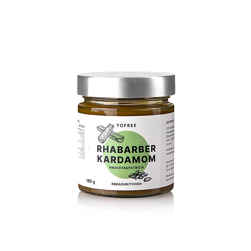 TOFREE-north - Frugtsmør Rabarber Kardemomme, 180 g