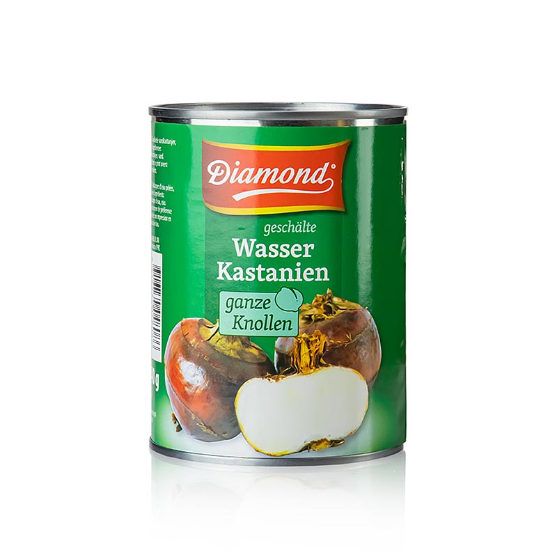 Vandkastanjer, skrællede, i vand, Diamond, 540 g