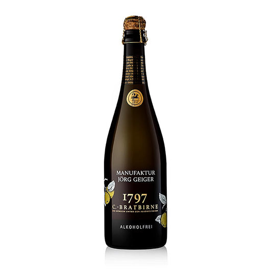 Jörg Geiger Pæreskumvin af C-stegepære, alkoholfri, 750 ml