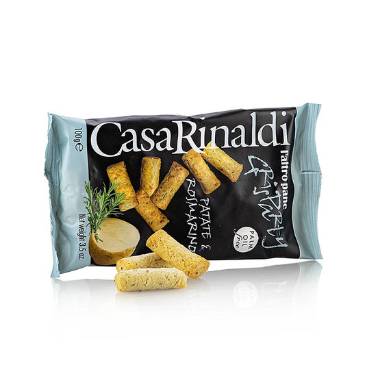 Grisparty - Mini Grissini knas med kartoffel & rosmarin, Casa Rinaldi, 100 g