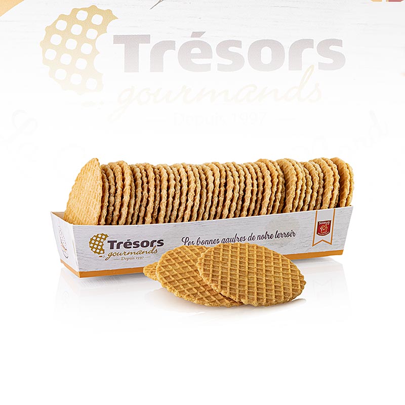 Barsnack Tresors - La gaufre fine, sød fransk smørvaffel, 220 g