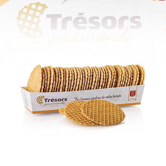 Barsnack Tresors - La gaufre fine, sød fransk smørvaffel, 220 g
