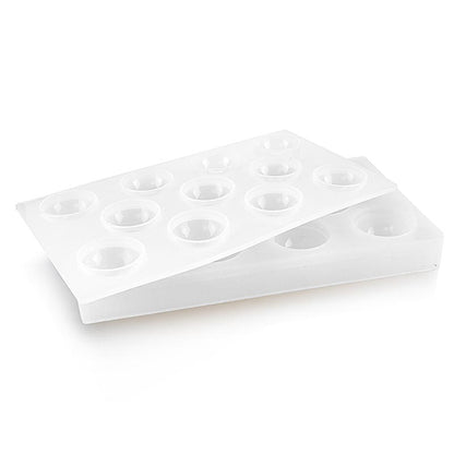 Silikonemåtte 17,5x30 cm, 11 kugler, 45 mm x 48 ml, Pavoni (AF002), 1 stk.