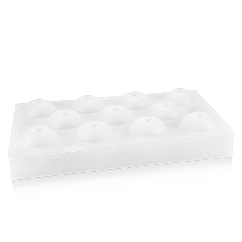 Silikonemåtte 17,5x30 cm, 11 kugler, 45 mm x 48 ml, Pavoni (AF002), 1 stk.
