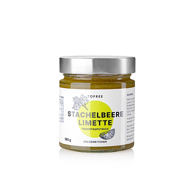TOFREE-north - Frugtpålæg Stikkelsbær - Lime, 180 g