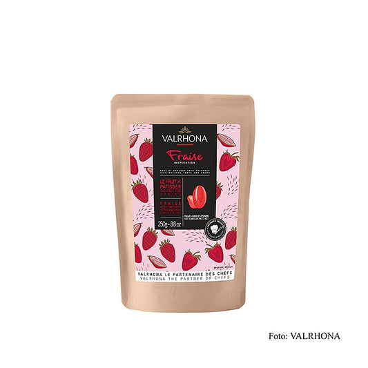 Valrhona Inspiration Jordbær – Jordbærspecialitet med kakaosmør, 250 g