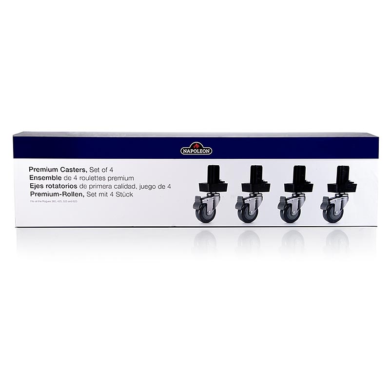 Napoleon Wheels Heavy Duty Castor Retrofit Kit til Grill Rogue, 4 stk.