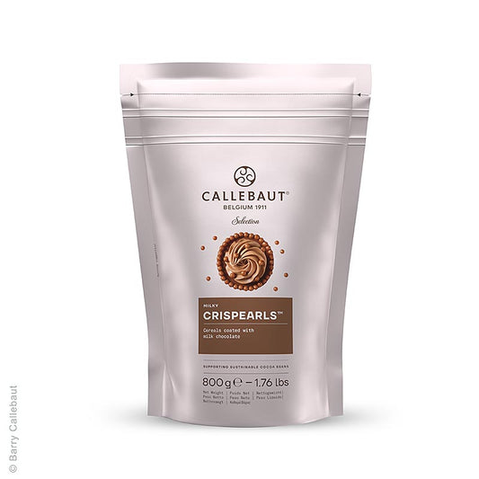 Crispearls Milk, sprøde mælkechokoladekugler, Mona Lisa Callebaut, 800 g