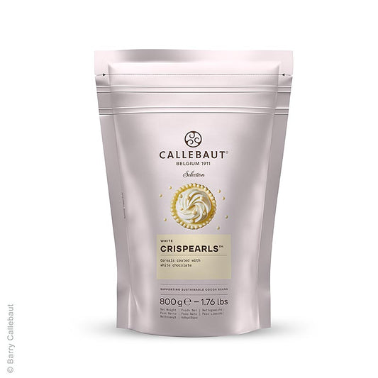 Crispearls White, sprøde hvide chokoladekugler, Callebaut (CHW-CC-CRISE0-02B), 800 g