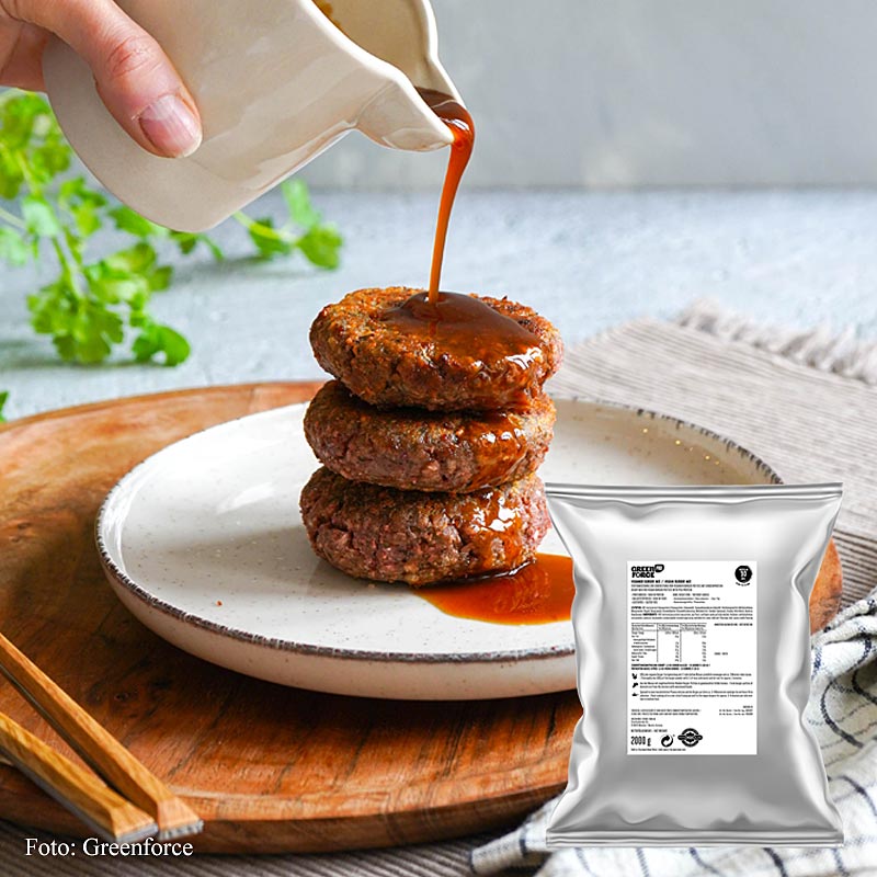 Greenforce færdigblanding til veganske frikadeller, af ærteprotein, 2 kg