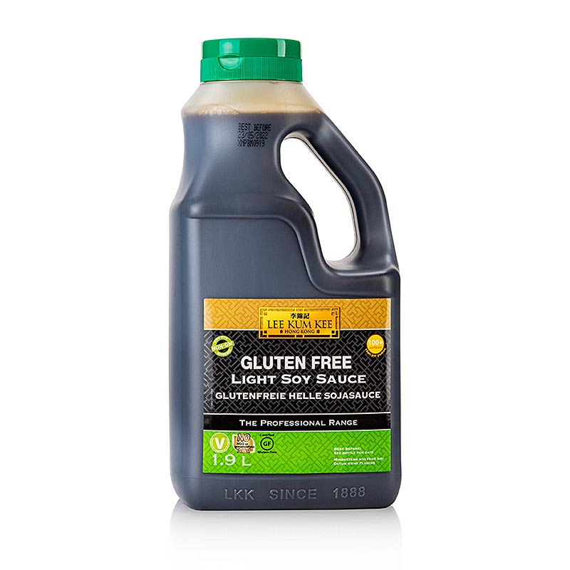 Sojasauce - Light (lys), glutenfri, Lee Kum Kee, 1,9 l