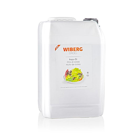 Wiberg BASIC rapsolie, koldpresset, mildt dampet, 5 l