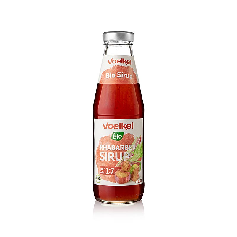 Voelkel - Rabarbersirup, økologisk, 500 ml