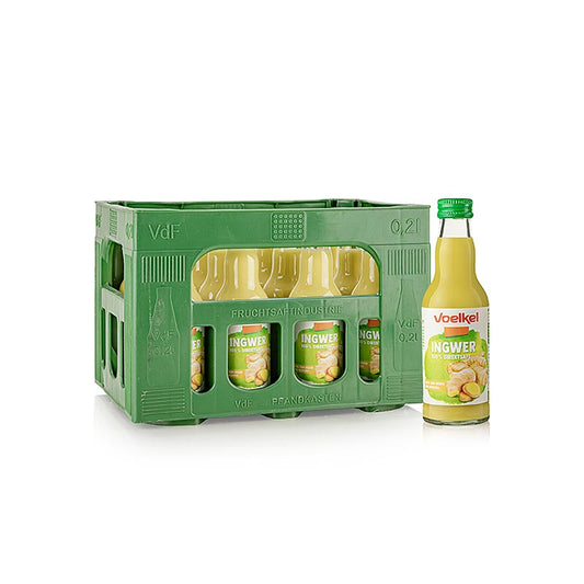 Voelkel - Ingefærsaft, økologisk, 2,4 l, 12 x 200 ml