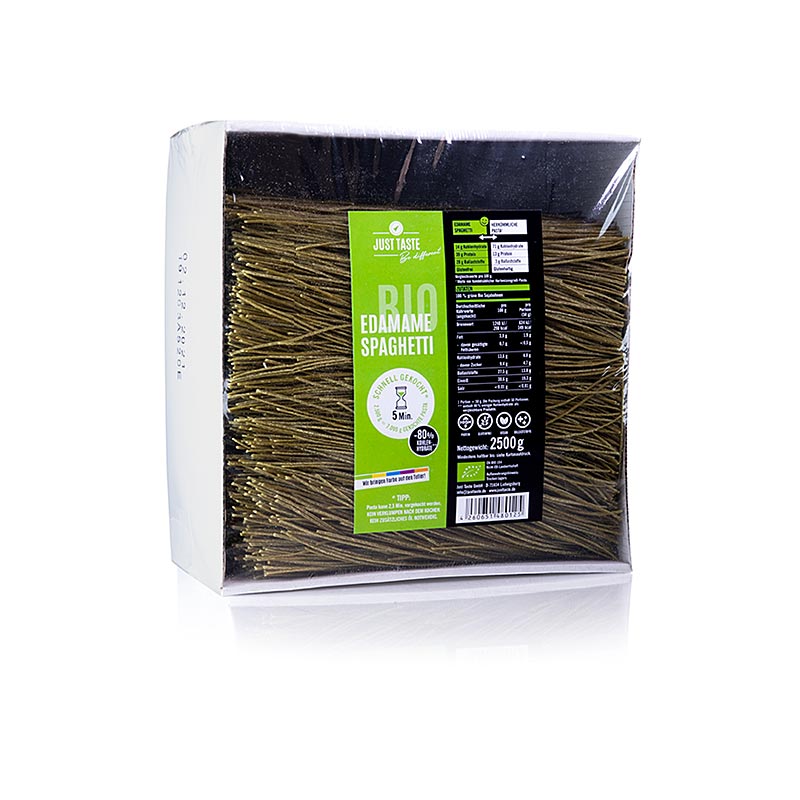 Just Taste Edamame Spaghetti, glutenfri, økologisk, 2,5 kg