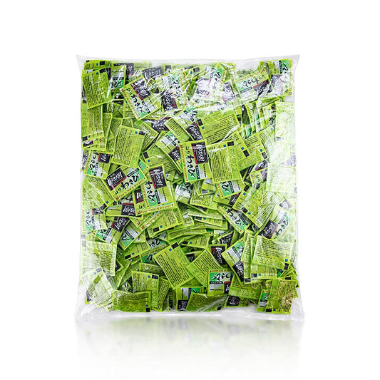 Wasabi – grøn peberrodspasta, i portionsposer, 1,25 kg, 500 x 2,5 g