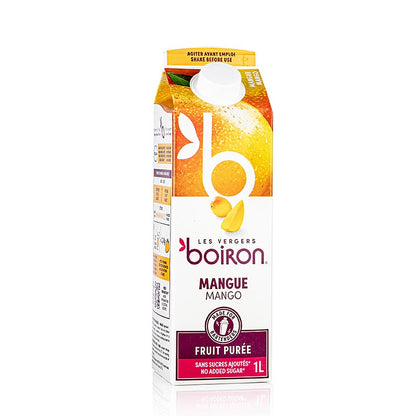Boiron mangopuré, pasteuriseret, 100 % frugt, 1 l