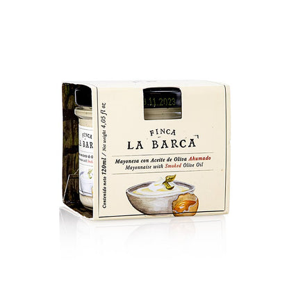 Mayonnaise lavet på røget olivenolie, Finca La Barca, 120 ml