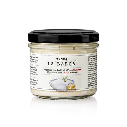 Mayonnaise lavet på røget olivenolie, Finca La Barca, 120 ml