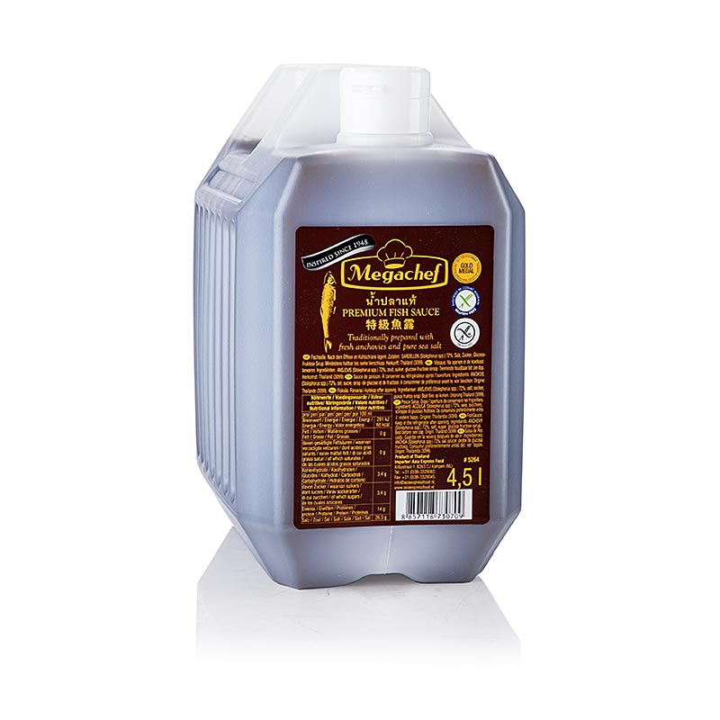 Fiskesauce, glutenfri, Megachef, 4,5 l