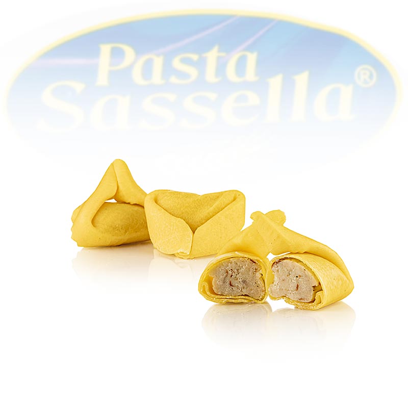 Friske tortelloni med kantarelfyld, Sassella, sæsonvare, 500 g