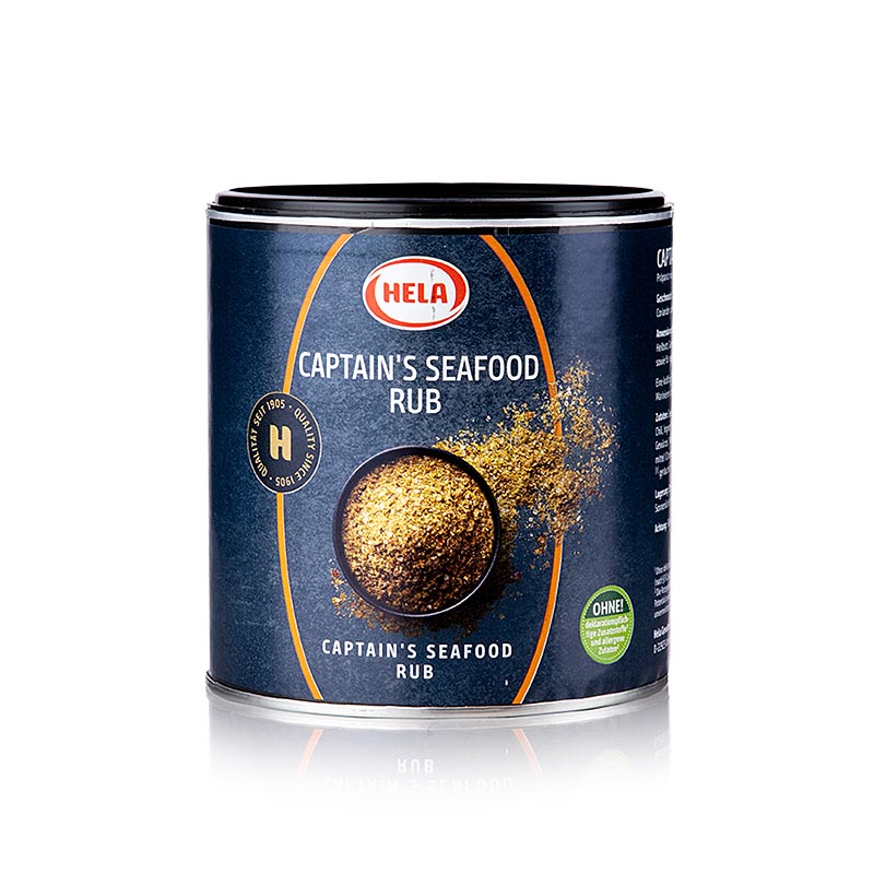 HELA Rub Captain´s Seafood, krydderiblanding, til fisk og skaldyr, 400 g