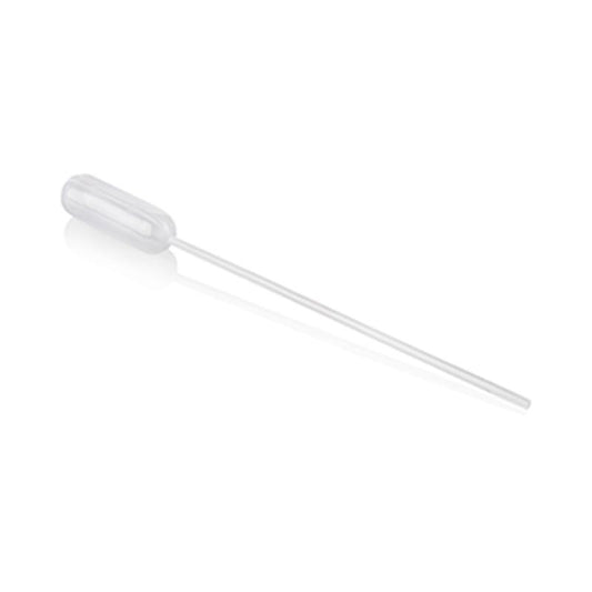 Mikro-pasteurpipette, uden skala, sugevolumen 3 ml, L 15 cm, plast, 500 stk